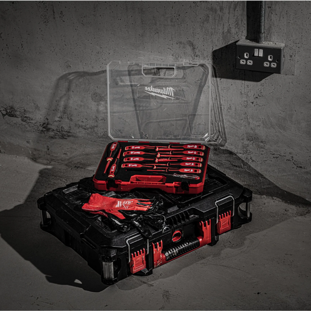 Milwaukee - 4932479095 - Tri-Lobe VDE Screwdriver 12pc SET - Set de 12 pièces Tournevis Trilobe VDE