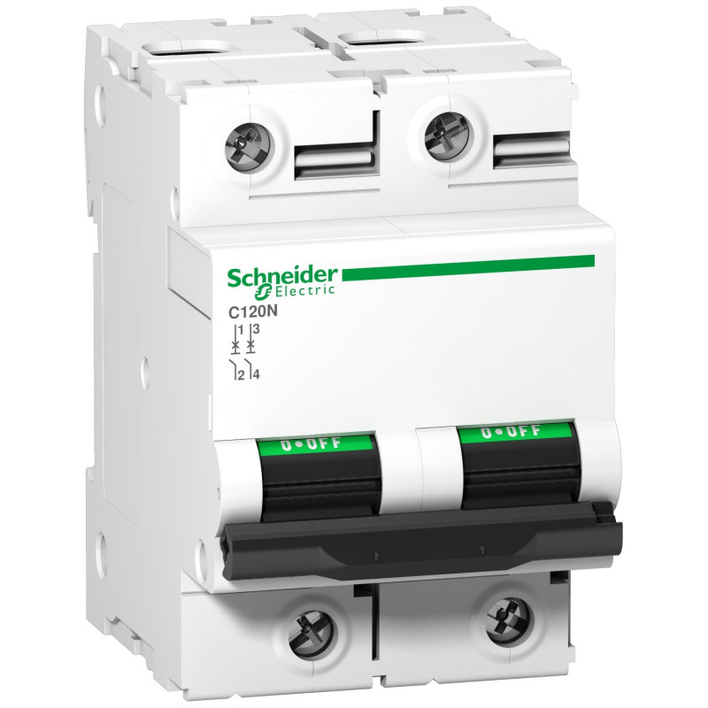 Schneider - Disjoncteur DC modulaire 2 pôles - 125A
