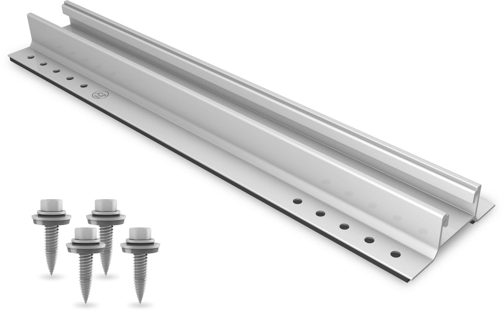K2 Systems - 2004211 - Set MiniRail MK2 (rail 385mm + 4 vis 6x25mm)