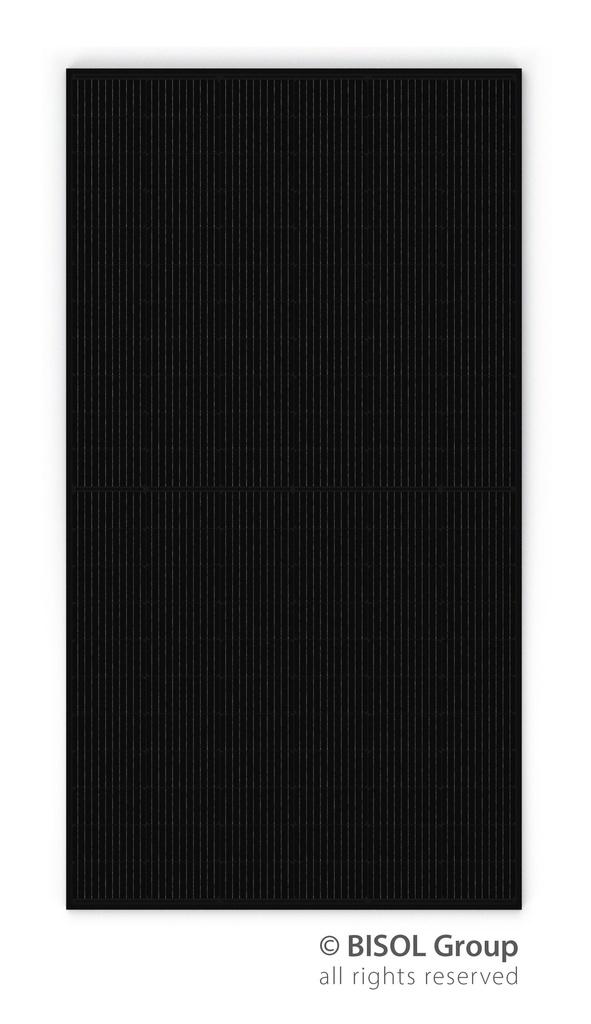 BISOL - Bifacial BBO - Mono - 500 Wc - Cadre noir - Tedlar transparent