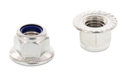 Fixasun - Écrou M8 inox A2 à embase crantée + Nylstop