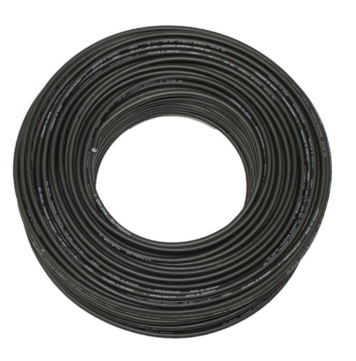 Miguelez - Câble solaire SOLFLEX H1Z2Z2-K 1x6mm2mm2 NOIR Bobine de 100m