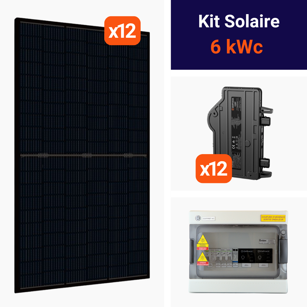 Kit 6kWc • 12x DMEGC 500 • IQ8P • Triphasé