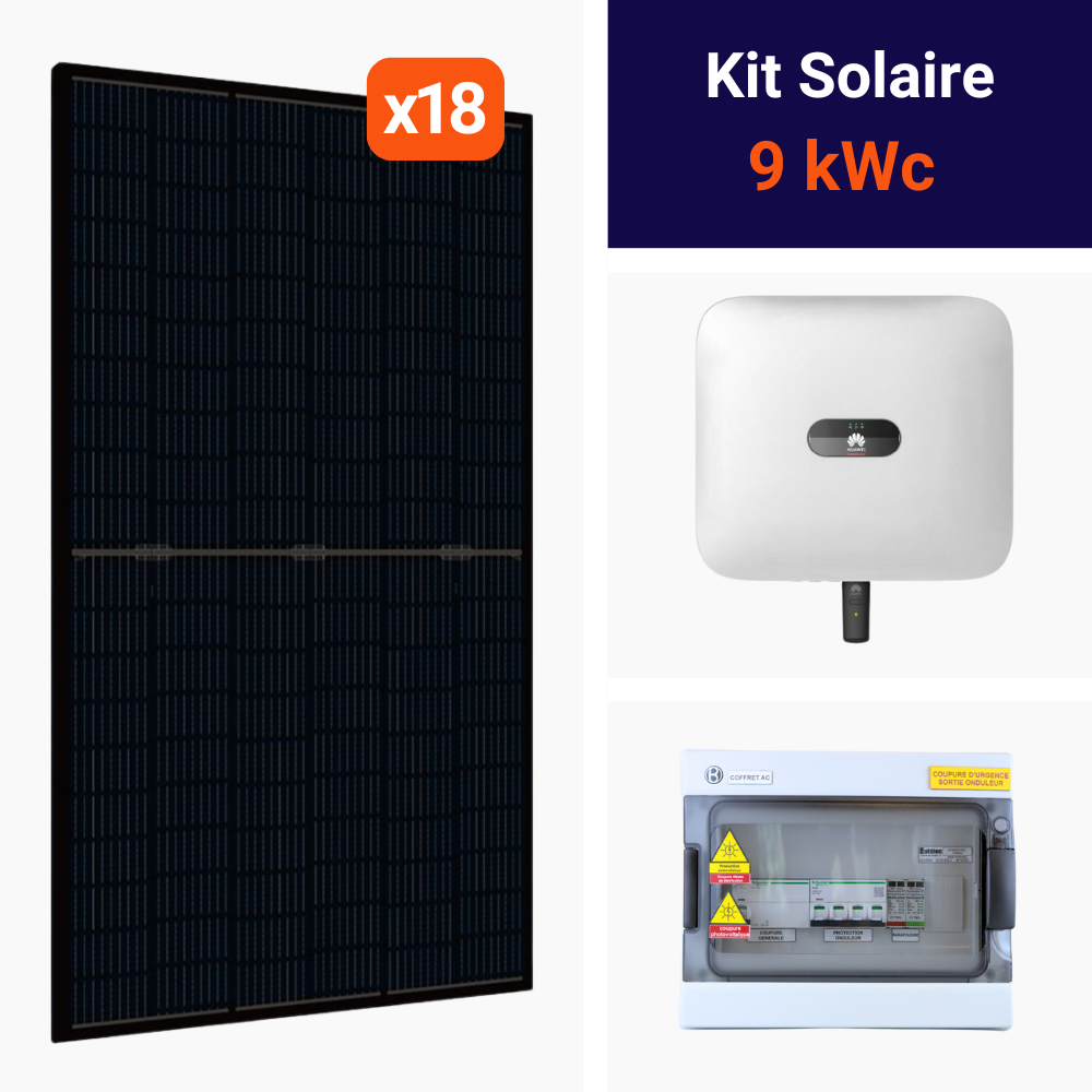 Kit Huawei 9kWc • DMEGC 500 • 8KTL-M1 • Triphasé