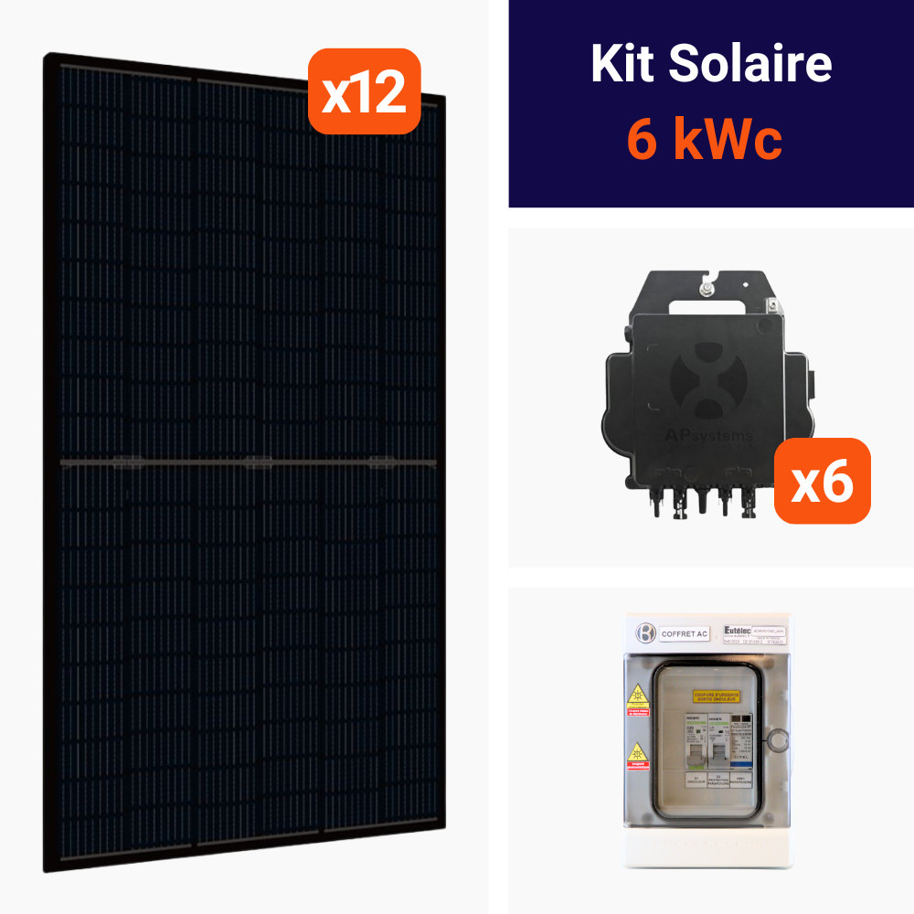 Kit 6kWc • 12x DMEGC 500 • DS3H • Monophasé