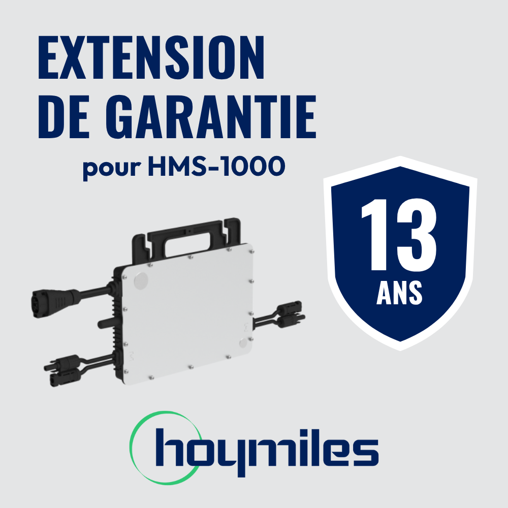 Hoymiles - Extension de garantie de 13 ans (total 25 ans) pour HMS-1000