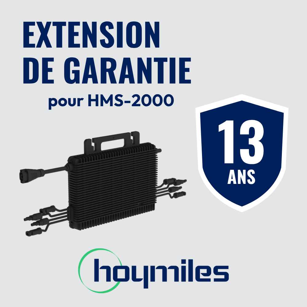 Hoymiles - Extension de garantie de 13 ans (total 25 ans) pour HMS-2000
