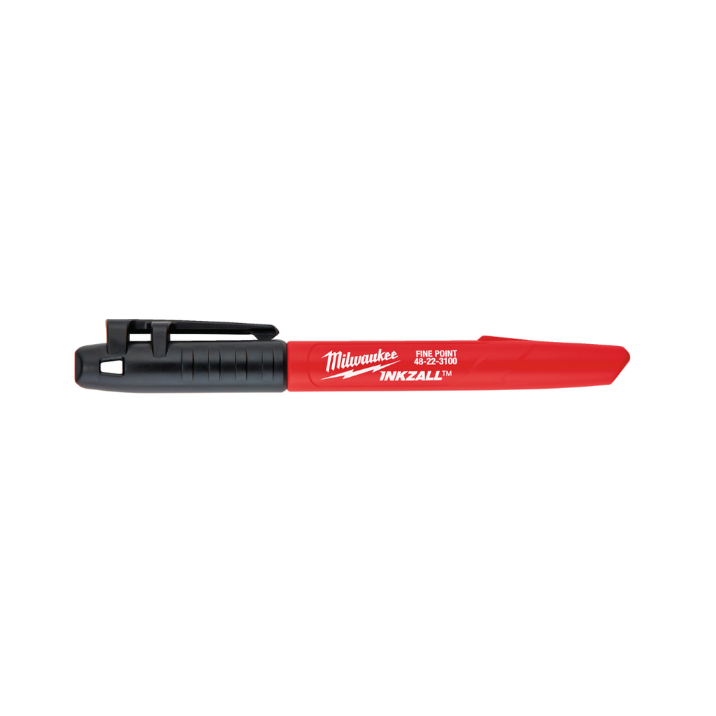 Milwaukee - 48223100 - INKZALL marker black - 1 pc - Marqueur noir haute résistance