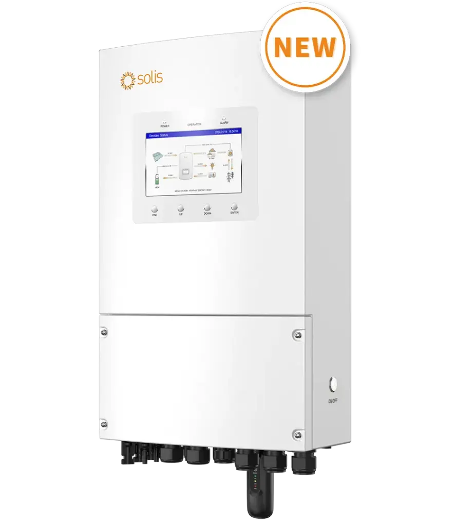 Solis - S6-EH1P6K-L-PLUS - Onduleur hybride 6kW monophasé - 2MPPT 