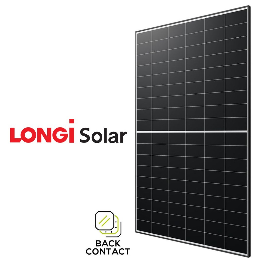 Longi Solar - LR7-54HVH-480M - 480 Wc - Black Frame Back Contact