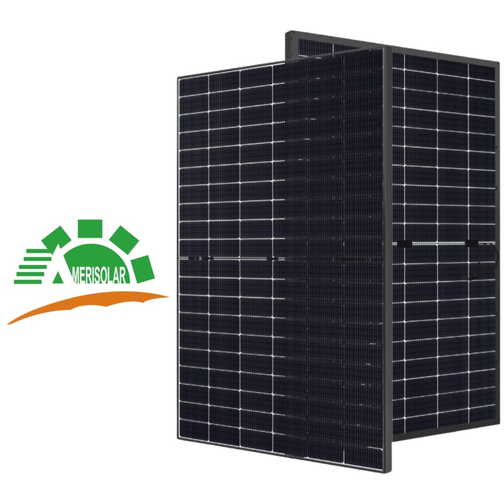 Amerisolar - AS-7M120N-BHC-500 - N-Type - 500 Wc - Bifacial Transparent Black Frame
