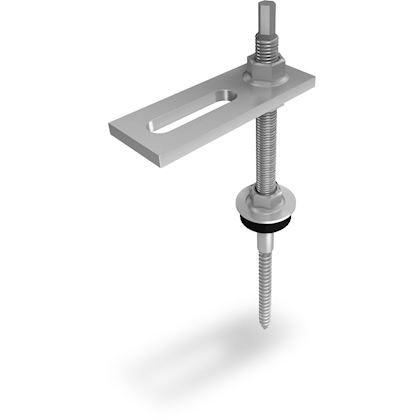 K2 Systems - 2000125 - Vis à double filetage avec adaptateur - M12x300