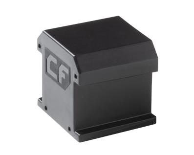 Esdec - 1008066B - ClickFit EVO - Embout de rail de montage sans support d'étrier - noir