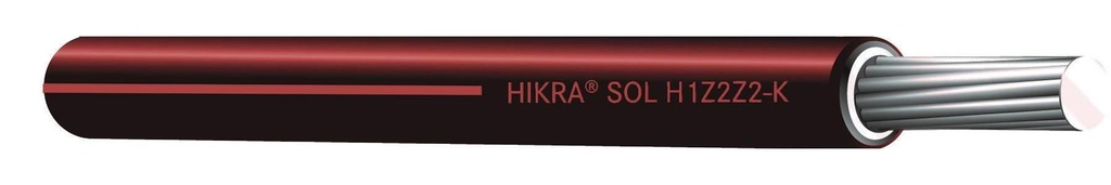 Câble solaire noir 6mm2 H1Z2Z2-K - DCA - au mètre