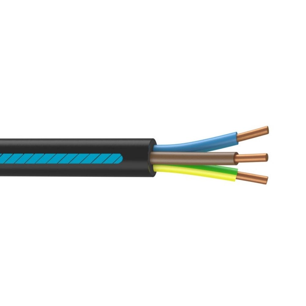 Nexans - Câble électrique 3G6mm2 U1000R2V - 50m