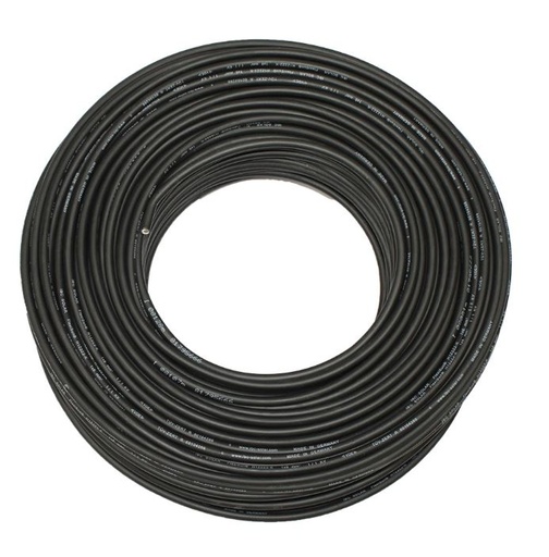 [4-085-001] Miguelez - Câble solaire SOLFLEX H1Z2Z2-K 1x6mm2mm2 NOIR Bobine de 100m