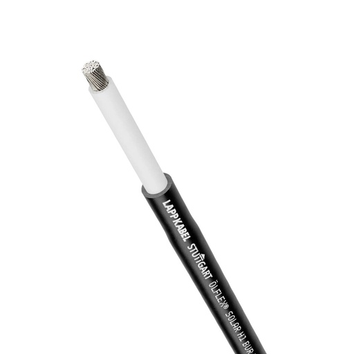 [4-098-005] Lapp - ÖLFLEX® SOLAR H1 BUR - Câble solaire 6mm2 NOIR - coupe au mètre