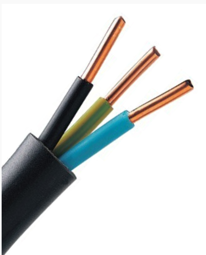 [4-016-001] Câble électrique U1000R2V - 3G2.5mm2 -coupe au mètre